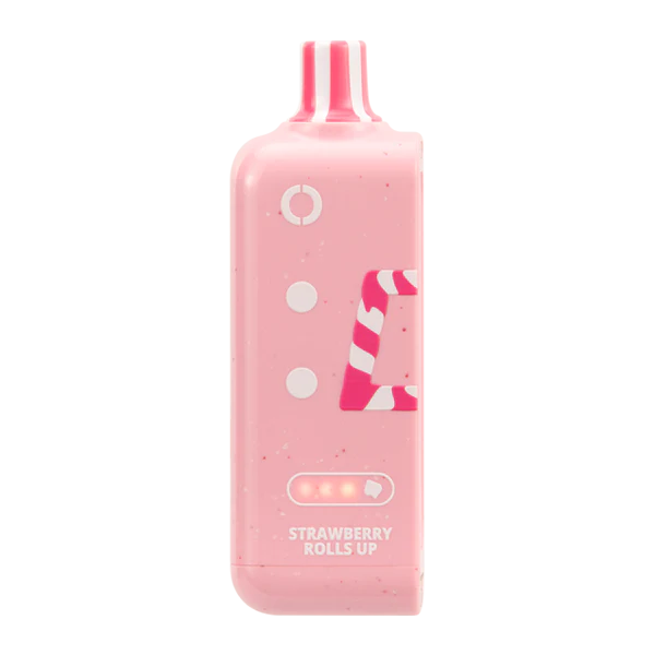 Strawberry Rolls Up Off Stamp Sweet Cube Pod 25K - Black Coral